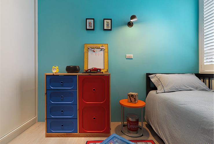 时尚现代儿童房柜子装饰 - 效果图