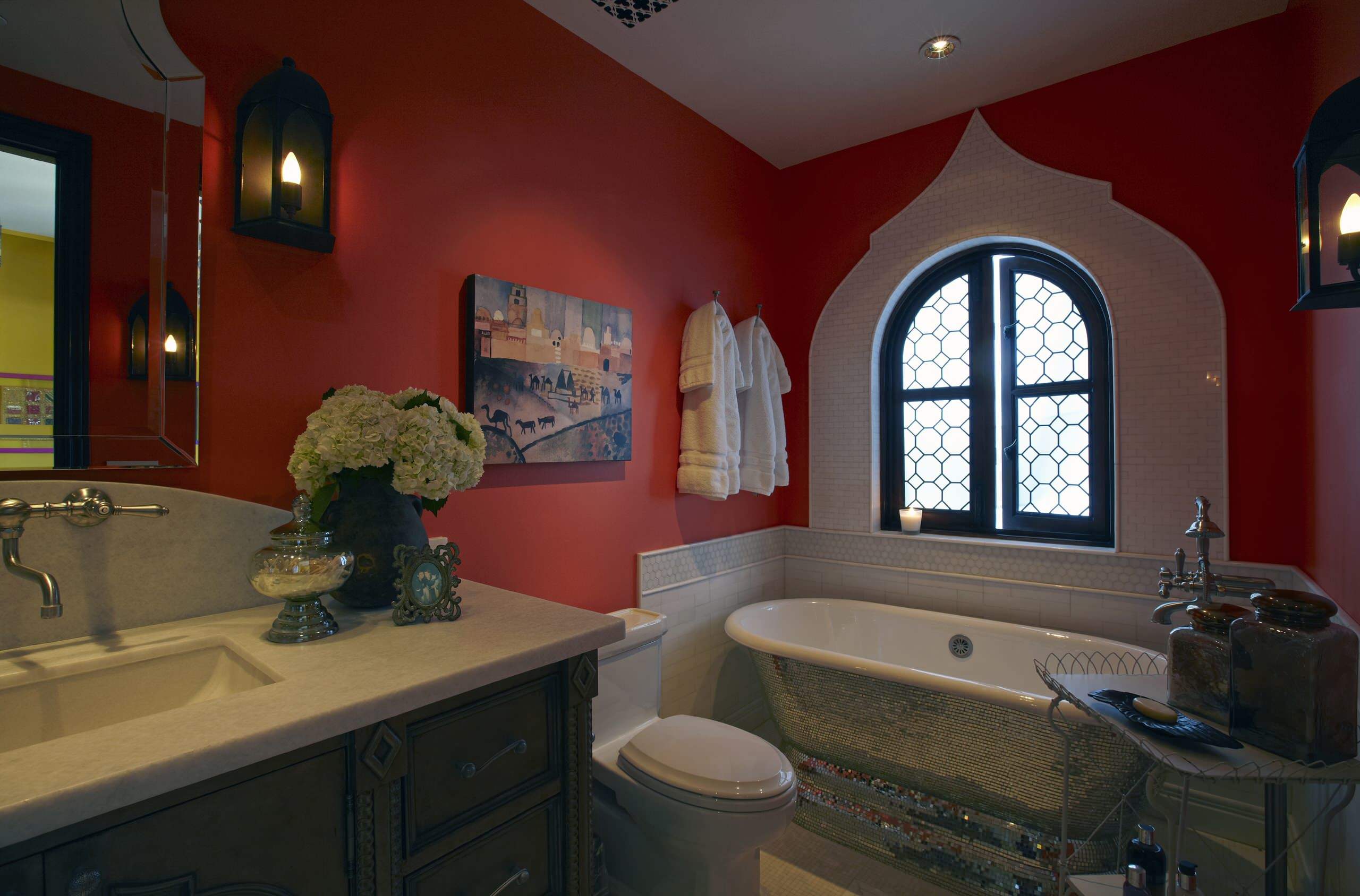 异域风情精美窗户卫生间效果图