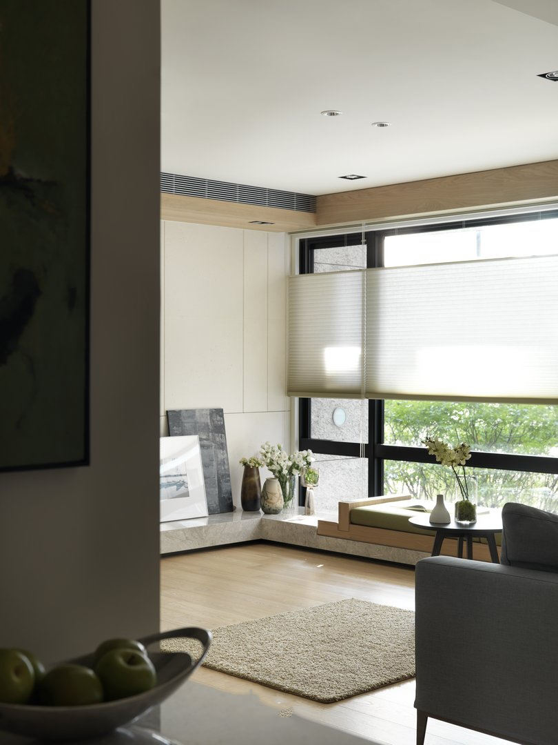 时尚北欧家居室内落地窗设计 - 效果图