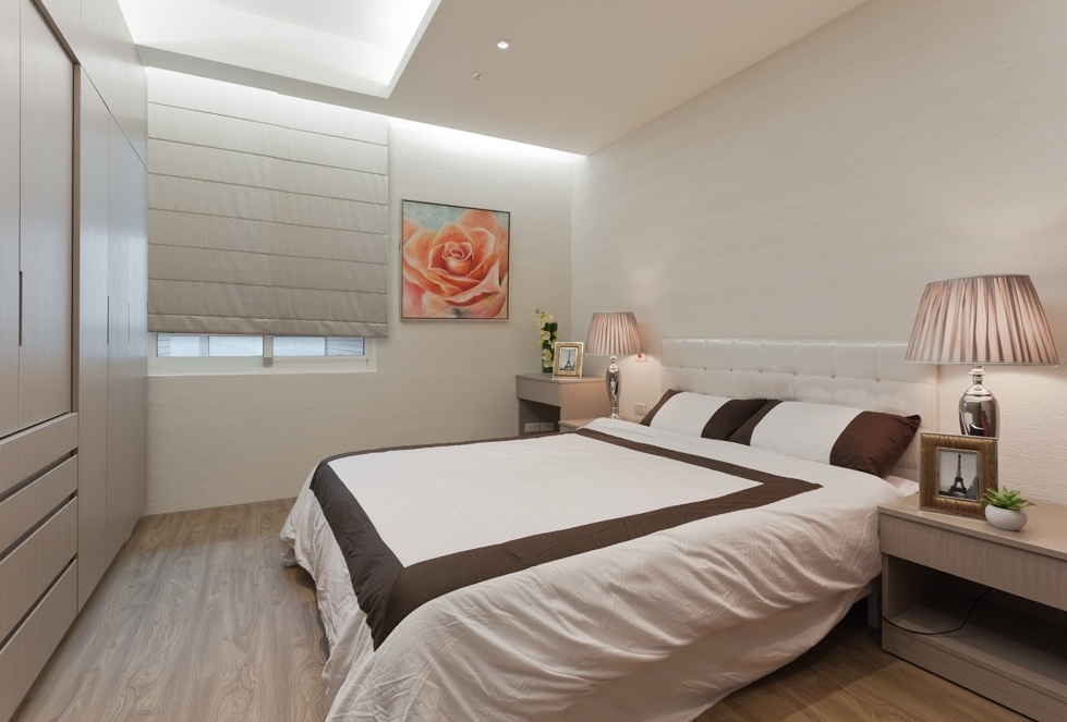 现代简约风格卧室软装装饰效果图