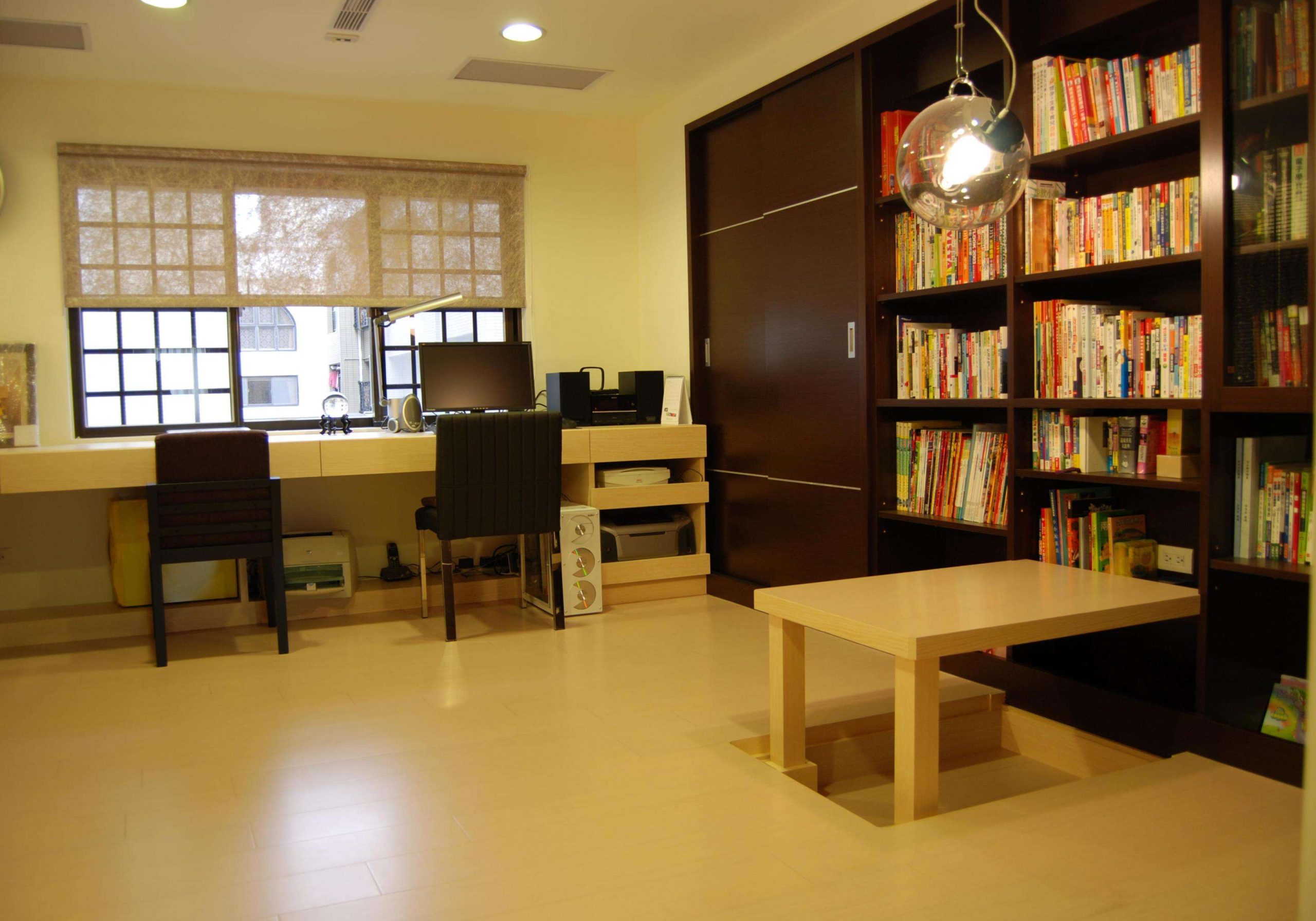 时尚简约家居书房设计装修图 - 效果图