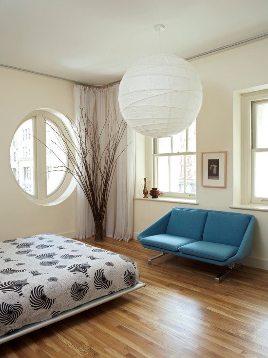 日式风格卧室窗户设计 - 效果图