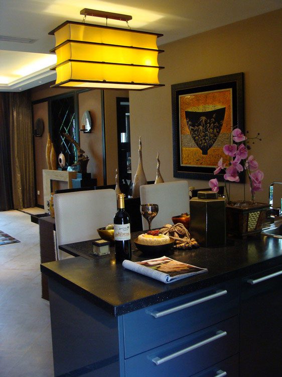 时尚现代室内吧台设计装潢效果图