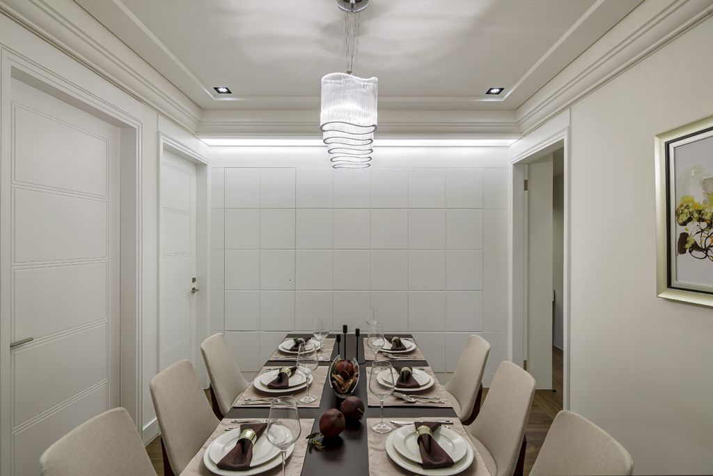 简洁现代餐厅吊灯欣赏 - 效果图