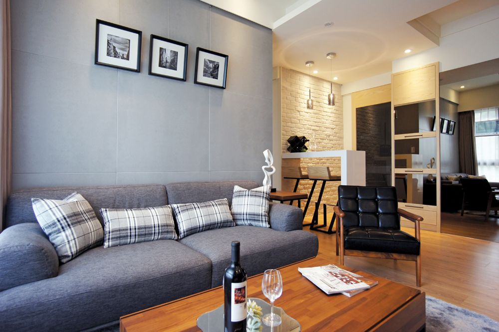 时尚后现代装修家居室内隔断设计 - 效果图