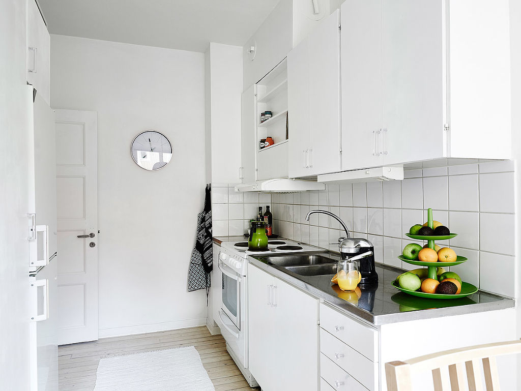 纯净北欧厨房装饰效果图