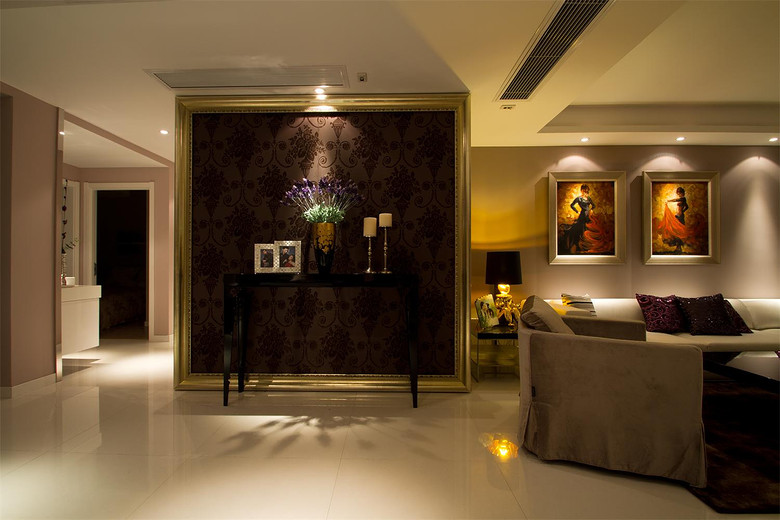 时尚复古欧式混搭隔断效果图