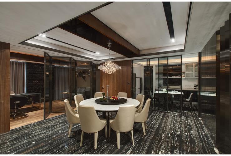 现代混搭餐厅装修展示图 - 效果图