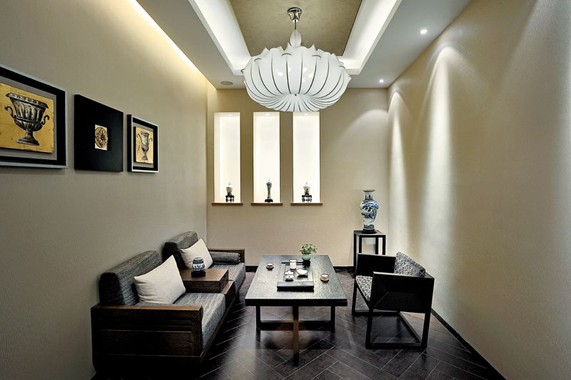 日式风格会议厅装修效果图