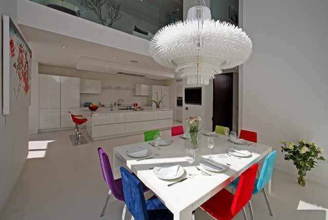 开放式厨房餐厅装修效果图片