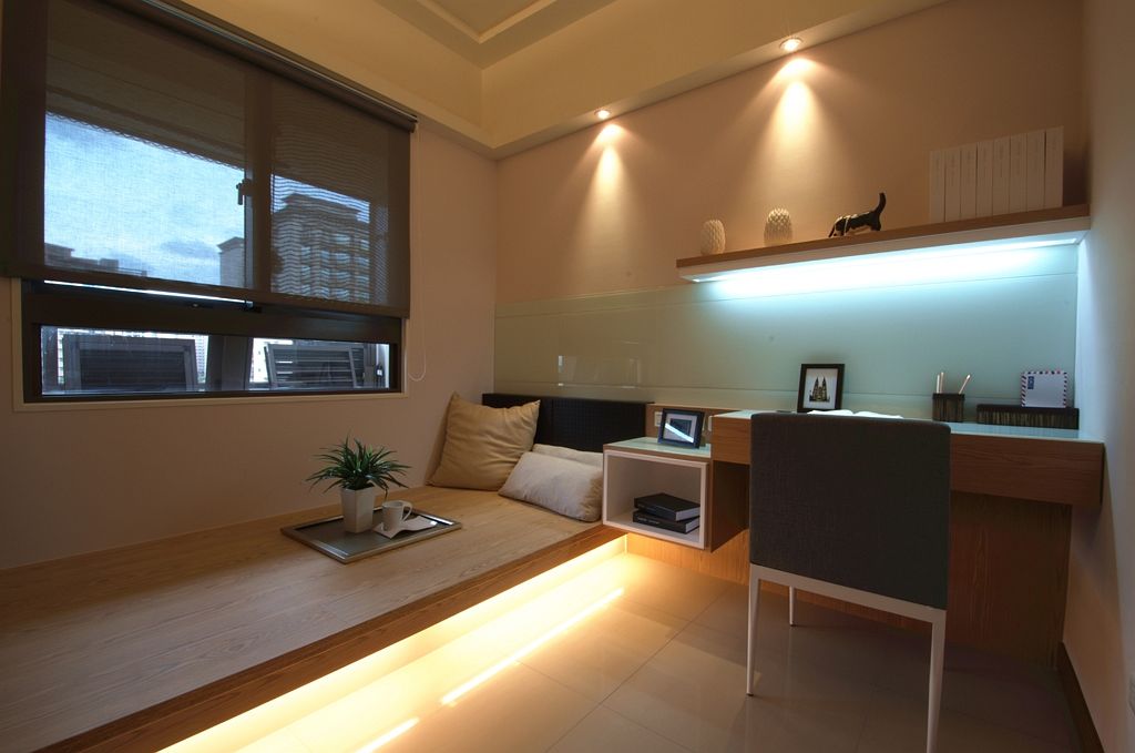 现代简约家居书房装修设计 - 效果图