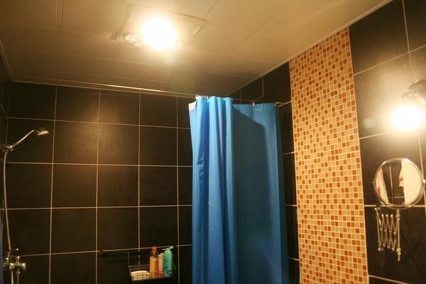 简约小户型卫生间浴帘隔断图 - 效果图