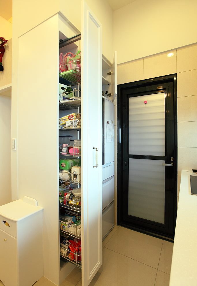 时尚现代家装伸缩收纳柜装饰 - 效果图