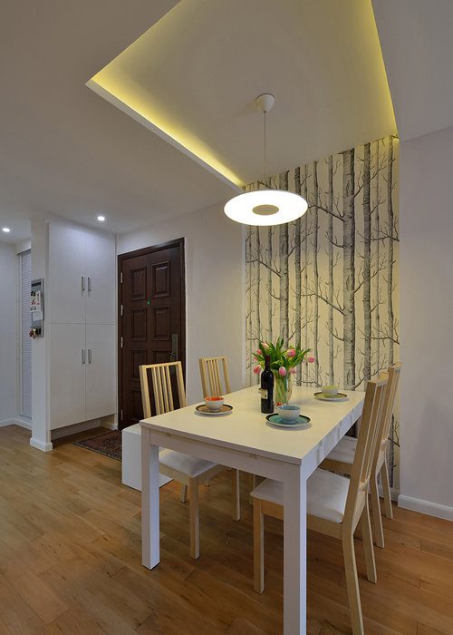 简约现代风格餐厅布置效果图