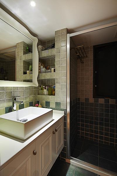 清新田园风家居卫生间干湿分离装修 - 效果图