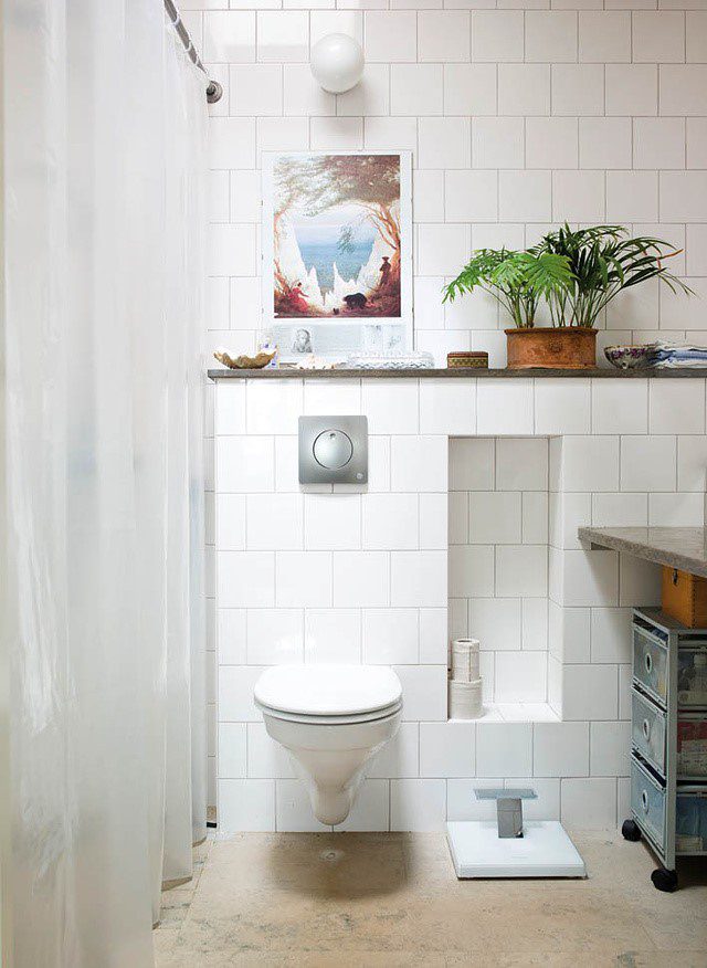 简约宜家卫生间瓷砖效果图