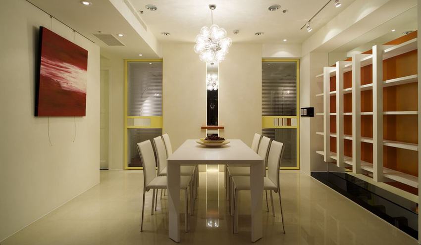 时尚现代餐厅整体装修设计 - 效果图