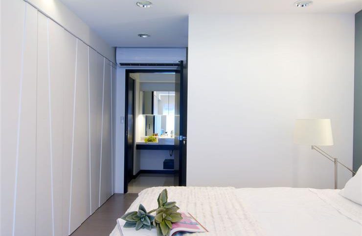 简约家居卧室白色装饰案例图 - 效果图