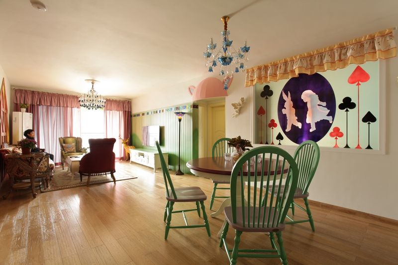 自然悠闲田园风格家居餐厅设计效果图片