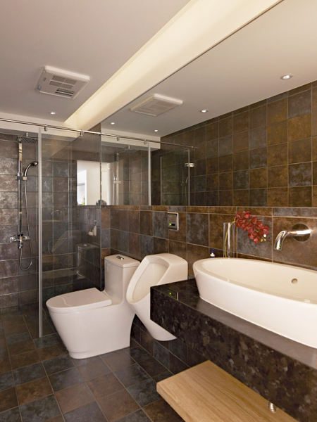 幽静简约卫生间装修图 - 效果图