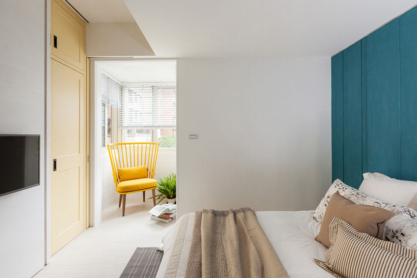 混搭装饰家居卧室设计隔断图 - 效果图