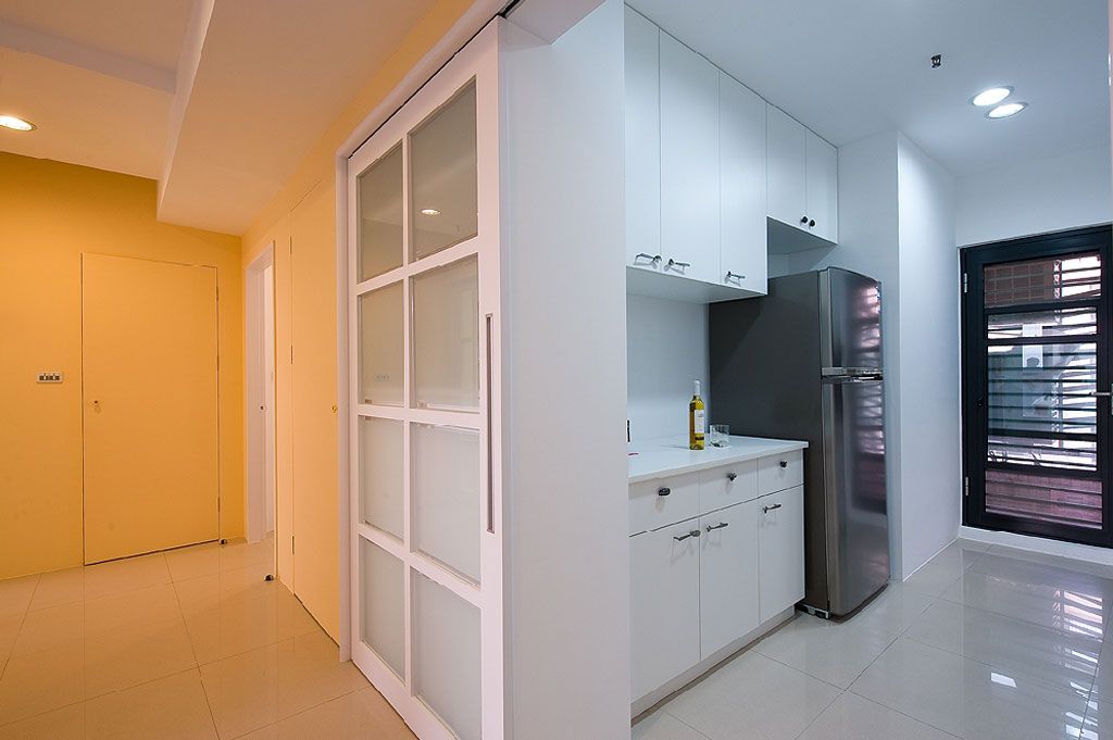 唯美简约厨房装修展示图 - 效果图