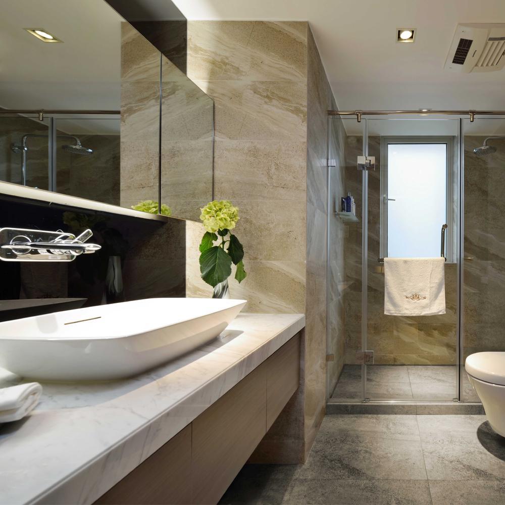 时尚浪漫现代家居卫生间干湿分离设计 - 效果图