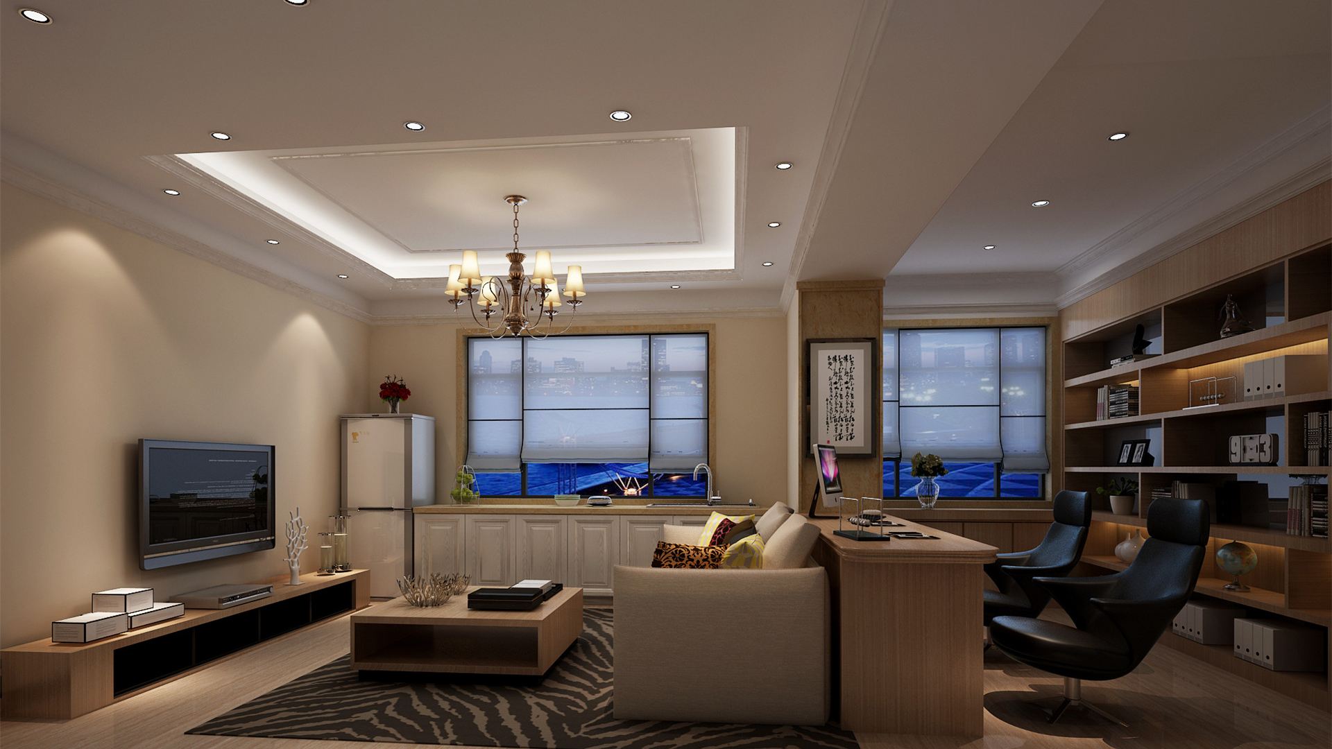 客厅有横梁怎么装修 巧用吊顶做装饰 - 选购指南