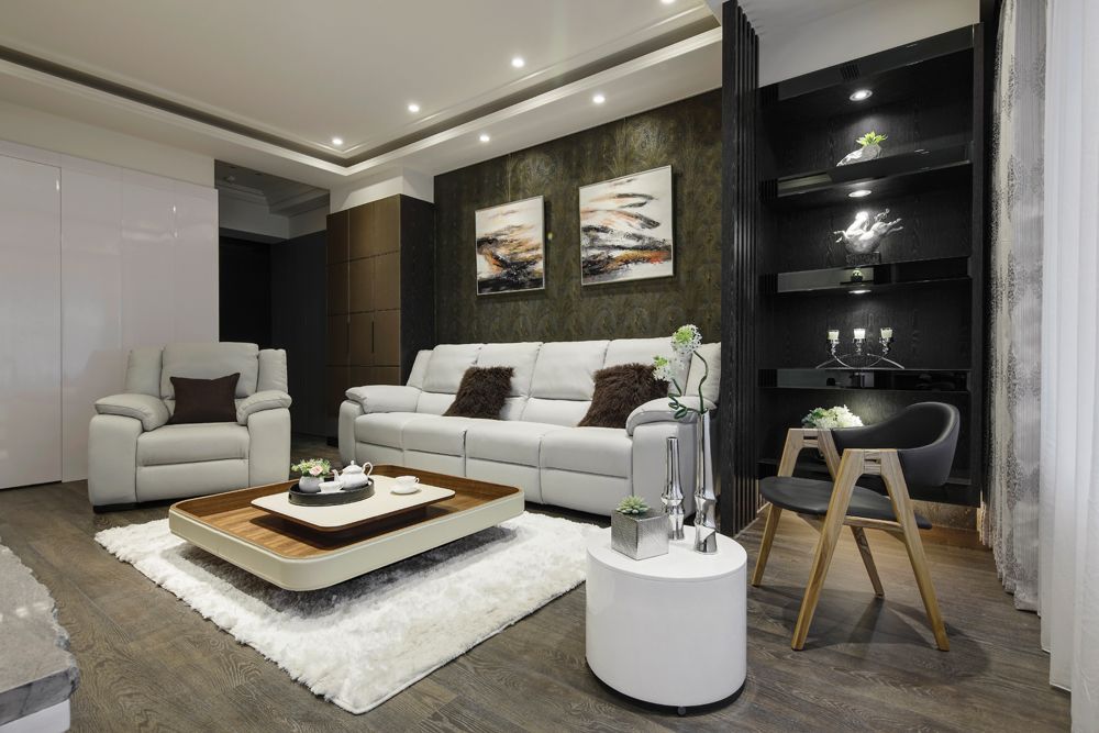 现代日式风 二居客厅装修效果图