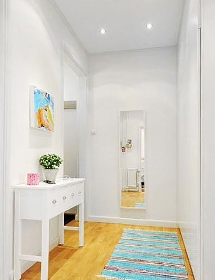 纯净北欧风玄关过道装饰画设计图 - 效果图