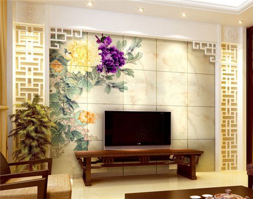 瓷砖电视墙装修效果图 唯美动人的瓷砖电视墙图片 - 选购指南