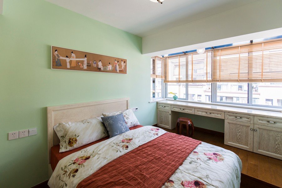 新古典小清新卧室效果图