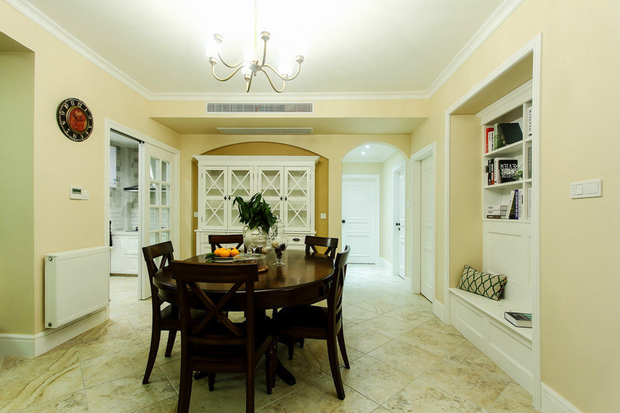 清新美式风格餐厅设计装修美图 - 效果图