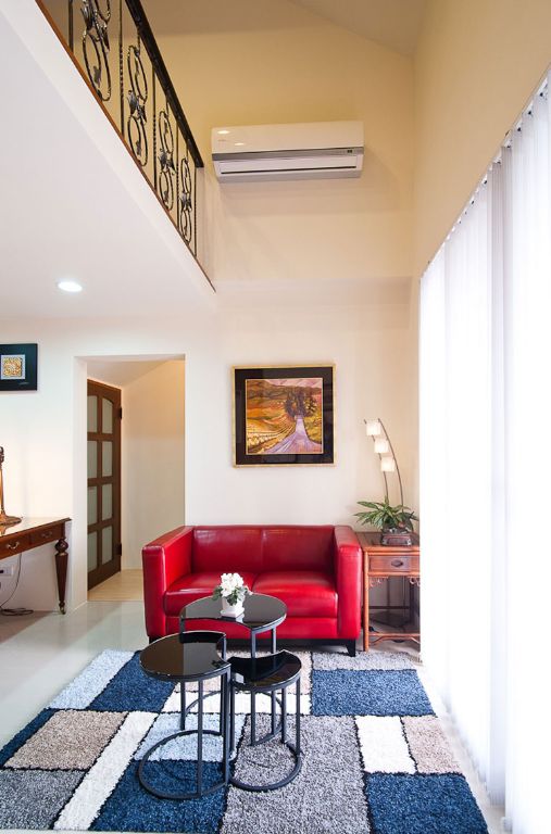 现代复式小客厅软装欣赏 - 效果图