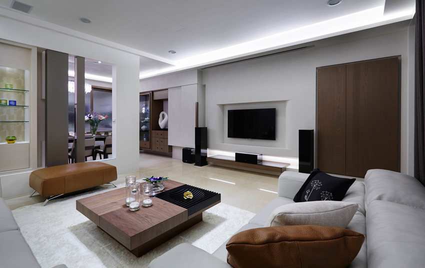 简约宜家家居室内隔断墙设计 - 效果图