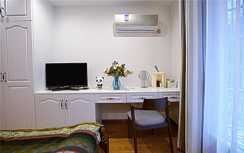 简洁明快美式书房欣赏图 - 效果图