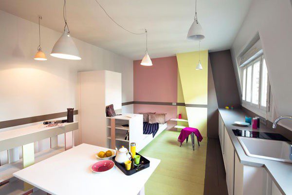 宜家小户型室内全景图 - 效果图