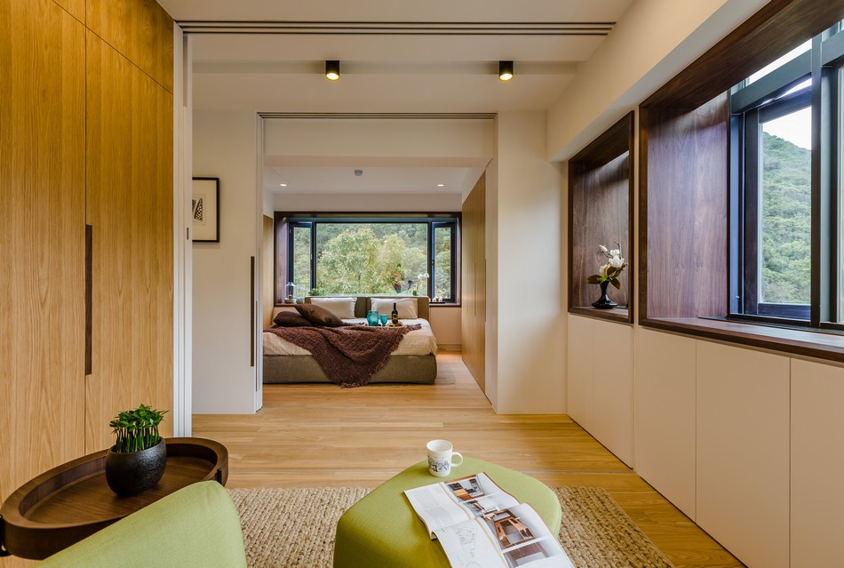 简约现代家居原木地板装饰图 - 效果图