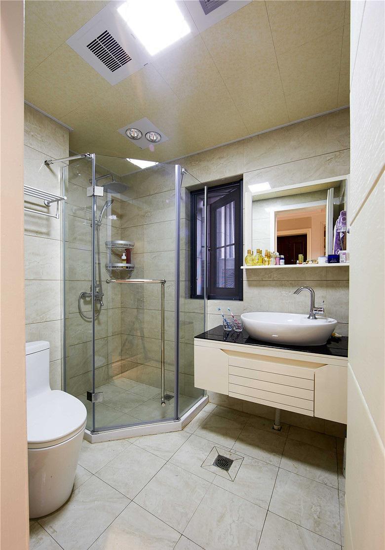 现代简欧装饰风格卫生间淋浴房设计 - 效果图